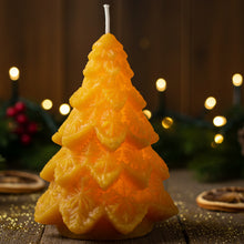 Load image into Gallery viewer, Christmas Festive Forest Beeswax Candles
