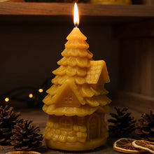 Load image into Gallery viewer, Christmas Festive Forest Beeswax Candles
